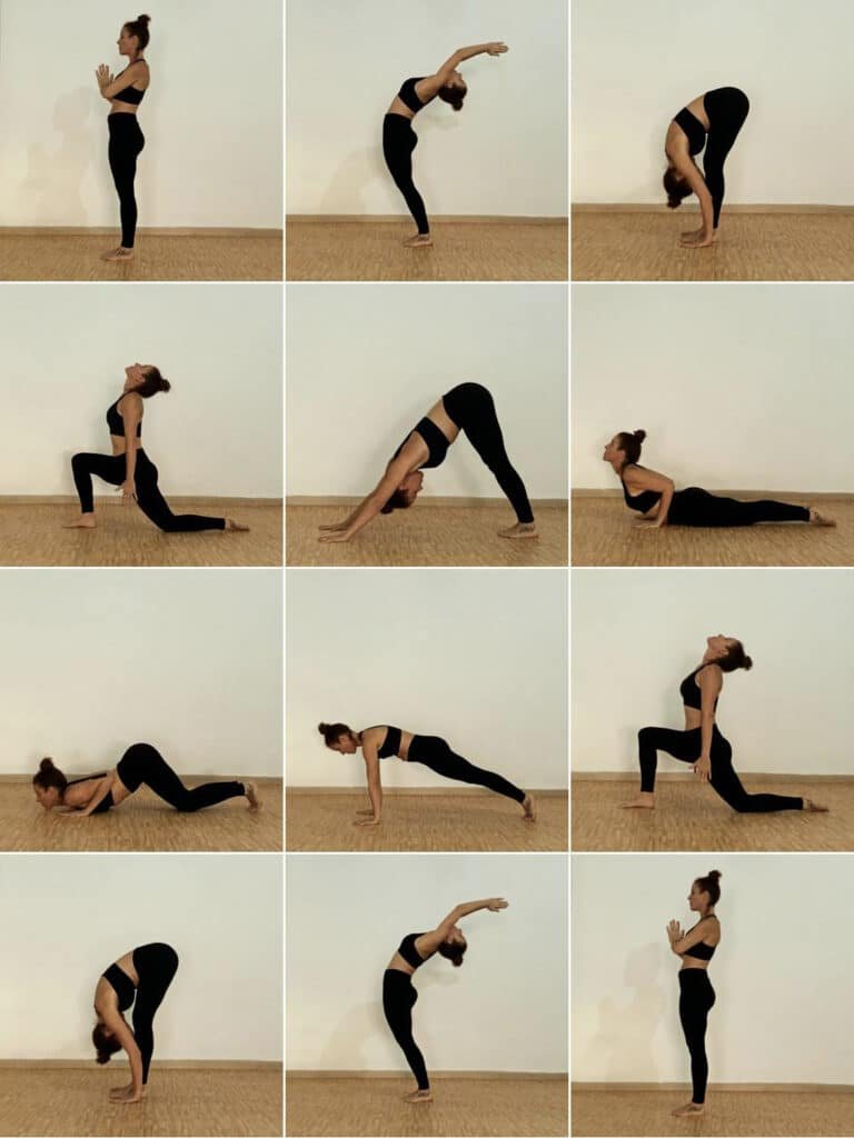 surya namaskar A hatha